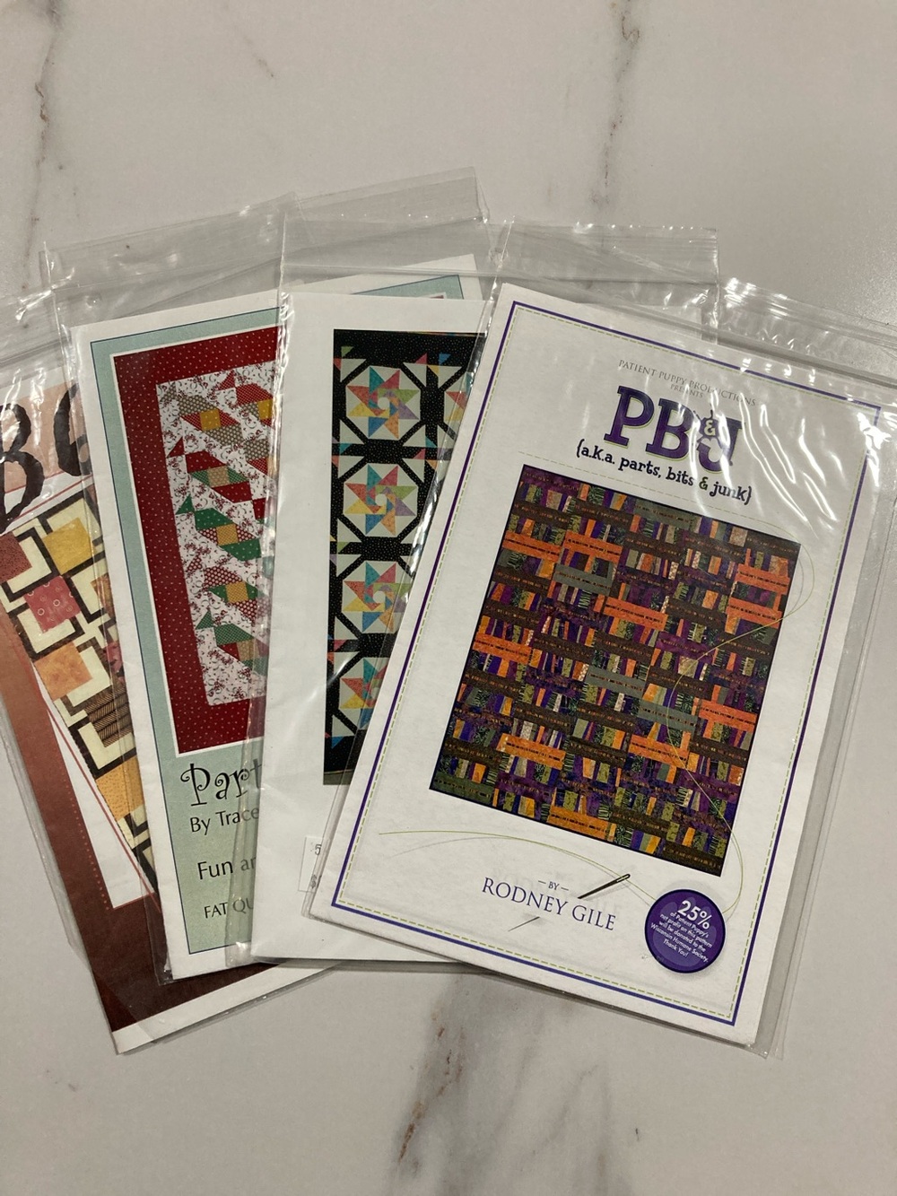 Lot of 4 NIP quilting patterns vintage y2k